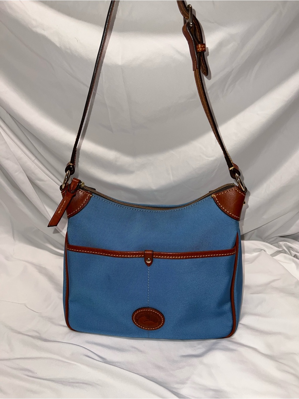 Dooney & Bourke Blue Canvas Crossbody Bag